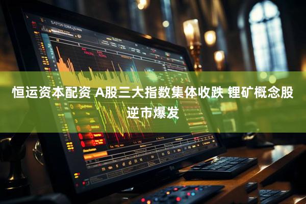 恒运资本配资 A股三大指数集体收跌 锂矿概念股逆市爆发